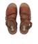 D810729　PITTOCK STRAP SANDAL　DK.BROWN　608308-0002