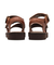 D810729　PITTOCK STRAP SANDAL　DK.BROWN　608308-0002