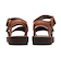 D810729　PITTOCK STRAP SANDAL　DK.BROWN　608308-0002