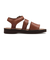 D810729　PITTOCK STRAP SANDAL　DK.BROWN　608308-0002