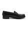 #304　LEATHER LOAFER　BLACK　575028-0001