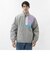 121R1090300　M VANS COLORBLOCKSTAND ZIP JKT　GRAY　612818-0003