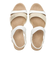 W2005　WEDGE SANDAL 5　WHITE/BEIGE　611888-0002