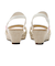 W2005　WEDGE SANDAL 5　WHITE/BEIGE　611888-0002