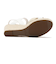 W2005　WEDGE SANDAL 5　WHITE/BEIGE　611888-0002