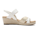 W2005　WEDGE SANDAL 5　WHITE/BEIGE　611888-0002