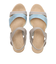 W2005　WEDGE SANDAL 5　GRAY/BLUE　611888-0003