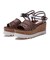 NC60172　RAFFIA SND 7.5　BROWN　613581-0001