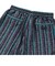 121-003002　TRIBE STRIPE SHORT WIDE PANTS　BLACK　618634-0001