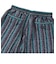 121-003002　TRIBE STRIPE SHORT WIDE PANTS　BLACK　618634-0001
