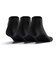 1361574　U UA CORE LOWCUT SOCKS(3P)　001BLK/BLK/WHT　620708-0001