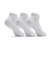 1361574　U UA CORE LOWCUT SOCKS(3P)　100WHT/WHT/BLK　620708-0002