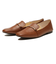 JE-202　SQUARE LOAFERS  2　BROWN　616125-0004