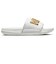WBQ4632　W OFFCOURT SLIDE　105SMTWHT/MGOLD　605997-0002