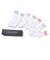 BM1158　U FILA*BTScollabo socks 7pset　ﾏﾙﾁｶﾗｰ　623792-0001