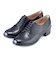 470　HEEL-UP MANNISH SHOES　BLACK　630380-0001