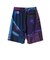 122-009002　GLITCH PHOTO SHORTS　PURPLE　630428-0002