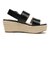 NE60161　JUTE WEDGE 6.5　BLACK　624066-0001