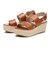 NE60161　JUTE WEDGE 6.5　CAMEL　624066-0002