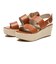 NE60161　JUTE WEDGE 6.5　CAMEL　624066-0002