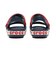 12856-485　18-21 CROCBAND SANDAL K　NAVY/RED　628025-0001