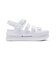 WDH0223　W ICON CLASSIC SANDAL　100WHITE/PRPLTM　629115-0003