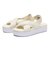 384257　PLATFORM SANDAL　05PRISTINE　624858-0003