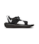 MDJ6605　VISTA SANDAL　001BLACK/WHITE　629118-0001