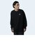 535599　M CL RELAXED CREW TR　01BLK　633596-0001