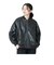 535579　W T7 OVERSIZED F LEATHER BOMB　51BLK　633593-0001