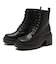W3016　PL LACE UP 8　BLACK　631180-0001