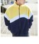 122C1090500　M Boa Fleece JKT　YLW/WHT/NVY　634759-0003