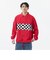 121R1090400　M VANS CHECKER COACH JACKET　RED　612804-0002