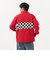 121R1090400　M VANS CHECKER COACH JACKET　RED　612804-0002