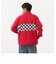 121R1090400　M VANS CHECKER COACH JACKET　RED　612804-0002
