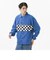 121R1090400　M VANS CHECKER COACH JACKET　ROYAL　612804-0003