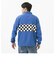 121R1090400　M VANS CHECKER COACH JACKET　ROYAL　612804-0003