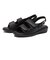 W2009　2BELT SANDAL 3　BLACK　629586-0001