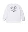 122-111005　eyewater GIRL LS TEE　WHITE　628432-0001