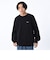 123R1040500　M Rough Logo C SWT　BLACK　636587-0001