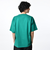 123R1010500　M VANS Logo Big TEE　GREEN　636569-0002