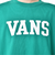 123R1010500　M VANS Logo Big TEE　GREEN　636569-0002