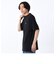 123R1011700　M Rough Logo TEE　BLACK　636588-0002