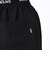 123R3140300　W WIDE LOGO WAIST PNT　BLACK　636566-0001