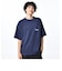 123R1010100　M FLOWER TEE　NAVY　636564-0002