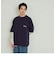 123R1010100　M FLOWER TEE　NAVY　636564-0002