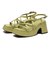 W2025　SQ CODE SANDAL8　LT.GREEN　635302-0003