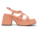 W2025　SQ CODE SANDAL8　SALMON　635302-0004