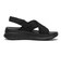 W2020　CROSS SANDAL　BLACK　633465-0001