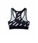 220-086021　W BRUSH STROKES SPORTS BRA　BLACK　618655-0001